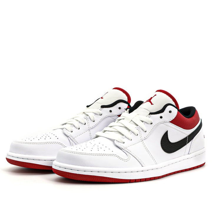 Air Jordan 1 Low White University Red