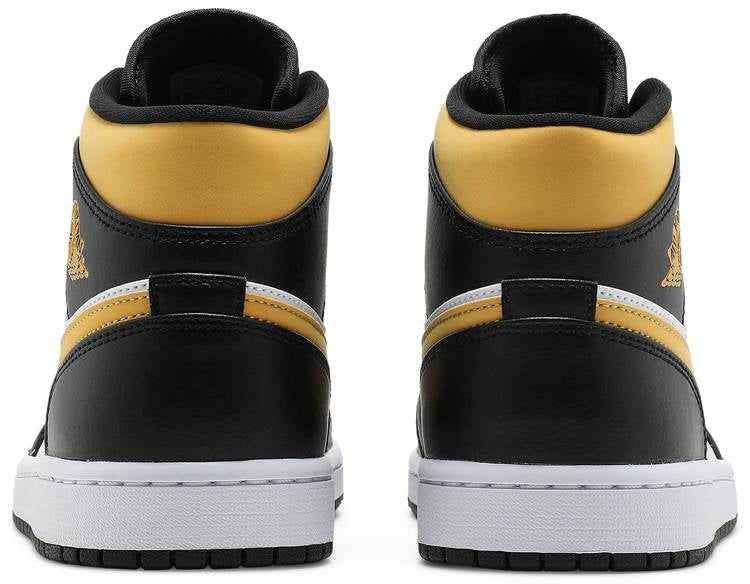 Air Jordan 1 Mid Black University Gold