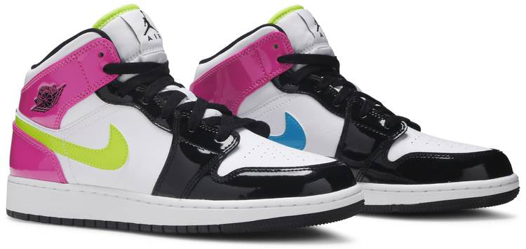 Air Jordan 1 Mid SE GS Cyber Active Fuchsia