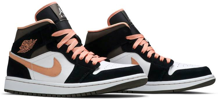 Wmns Air Jordan 1 Mid SE Peach Mocha